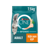 Purina One Adult kattenbrokken met kip en volkoren granen - 7,5 kg