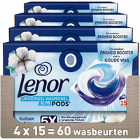 Lenor All-in-1 Katoen Fris wascapsules - 60 wasbeurten