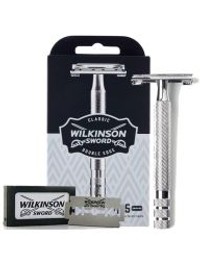 Wilkinson Classic Vintage Premium Metal scheersysteem + 5 mesjes