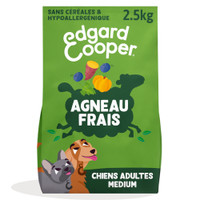 Edgard & Cooper Volwassen graanvrije Medium lam hondenbrokken - 2,5 kg