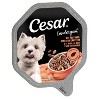 Cesar Cuisine Gevogelte, Groenten & Rijst natvoer voor honden - 2,1 kg