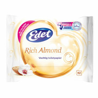 Edet Amandel vochtig toiletpapier - 42 vellen