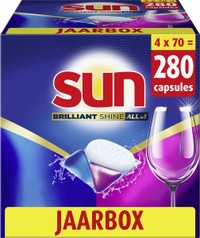 Sun Brilliant Shine All-in-1 - 280 vaatwastabletten