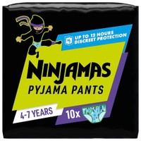 Pampers Ninjamas nachtluiers jongens 4-7 jaar - 10 stuks