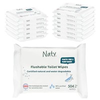 Naty Parfumvrij babydoekjes - 504 stuks