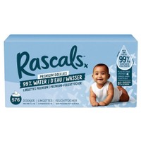 Rascal + Friends 99% water premium babydoekjes - 576 stuks