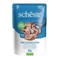 Schesir tonijn en sardines in gelei natvoer voor katten - 1,02 kg