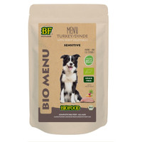 BF Petfood Biofood biologisch kalkoenmenu hondenvoer - 150 gram