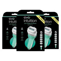 Wilkinson Intuition 2in1 Soap and Shave scheersysteem + 15 navulmesjes