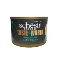 Schesir Taste of the World kip carbonara natvoer voor volwassen honden - 150 gram