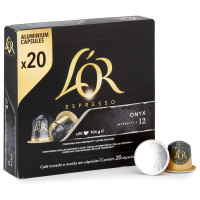 L’Or Espresso Onyx 20 stuks – intense koffie in Nespresso capsules