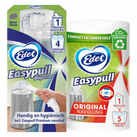 Edet Easypull Dispenser Metallic + Original Navulrol Pakket