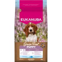 Eukanuba Grain Free Puppy Small/Medium Oceaanvis hondenbrokken - 3 kg
