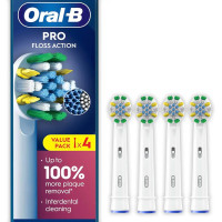Oral-B Pro Floss Action opzetborstels - 4 stuks