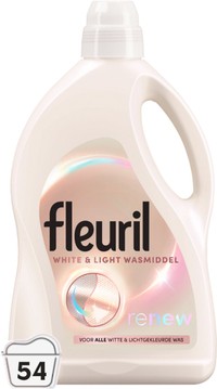 Fleuril Witte & Lichte wasmiddel - 54 wasbeurten