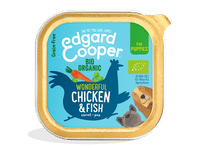 Edgard & Cooper Puppy Bio Graanvrij kip & vis natvoer voor honden - 100 gram
