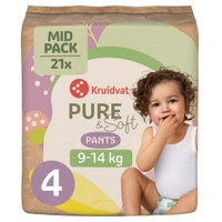 Kruidvat Pure & Soft Luierbroekjes Maat 4 Midpack - 21 stuks