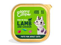 Edgar & Cooper Paté natvoer voor volwassen katten lam & kip - 85 gram