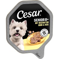 Cesar Senior 10+ kip en rijst natvoer voor honden - 2,1 kg