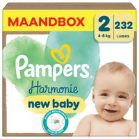 Pampers Harmonie luiers maat 2 - 232 stuks