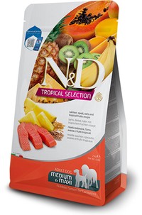 Farmina N&D Tropical Selection Medium & Maxi Salmon adult hondenbrokken - 10 kg