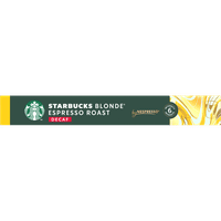 Starbucks Blonde Espresso Roast Decaf Nespresso cups - 10 stuks