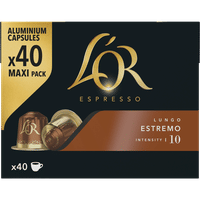 L'OR Espresso Lungo Estremo Nespresso capsules - 40 stuks