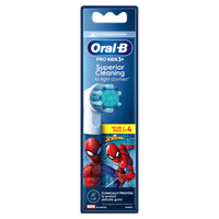 Oral-B Pro Kids Spiderman opzetborstels - 4 stuks