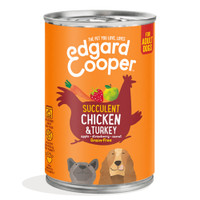 Edgard & Cooper vers vlees natvoer voor honden met kip en kalkoen - 400 gram