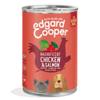 Edgard & Cooper Paté Vers Vlees Senior Kip & Zalm natvoer voor honden - 400 gram
