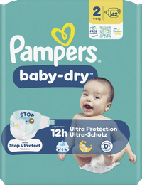 Pampers Baby-Dry Maat 2 Luiers - 42 stuks