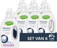 Neutral Wol & Fijn parfumvrij hypoallergeen vloeibaar wasmiddel - 120 wasbeurten
