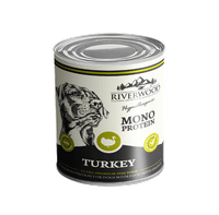 Riverwood Mono Protein kalkoen natvoer voor honden - 400 gram