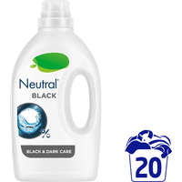 Neutral Black & Dark Care vloeibaar wasmiddel voor donkere was - 20 wasbeurten