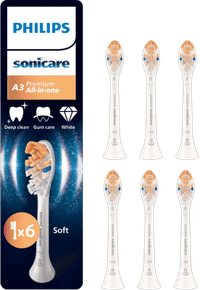 Philips Sonicare Premium All-in-One opzetborstels - 6 stuks