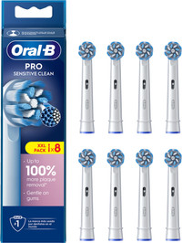 Oral-B Pro Sensitive Clean opzetborstels - 8 stuks