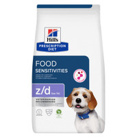 Hill's Prescription Diet z/d Food Sensitivities vetarm gehydrolyseerde soja hondenbrokken - 10 kg