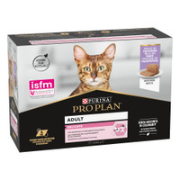 Purina Pro Plan kalkoenmousse natvoer voor volwassen katten - 4,08 kg