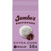 Jumbo Premium Extra Dark Espresso koffiepads - 56 stuks