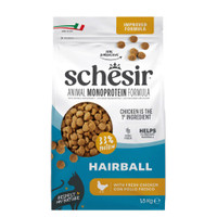 Schesir Monoproteïne kip kattenbrokken tegen haarballen - 1,5 kg