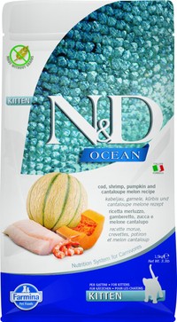 Farmina N&D Ocean Kabeljauw & Pompoen Graanvrij kattenbrokken - 1,5 kg