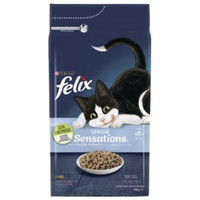Felix Senior Sensations kattenbrokken met kip, granen en groentesmaak - 4 kg