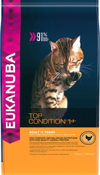 Eukanuba Top Condition kip volwassen kattenbrokken - 10 kg