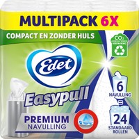 Edet Easypull Premium Navulrol keukenpapier - 6 rollen