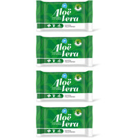 AH Vochtig toiletpapier aloe vera 4-pack 4 stuks