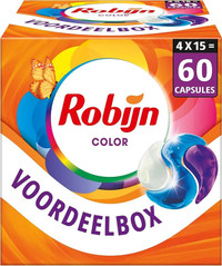 Robijn Classics Colour 3-in-1 wascapsules - 60 wasbeurten