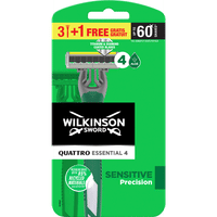 Wilkinson Quattro Essential Sensitive Precision - 4 wegwerpmesjes