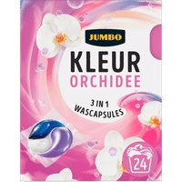 Jumbo 3 in 1 Bonte was Orchidee wascapsules - 24 wasbeurten