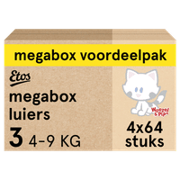 Etos Woezel & Pip luiers maat 3 - 256 stuks