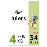 Etos Woezel & Pip luiers maat 4 - 34 stuks